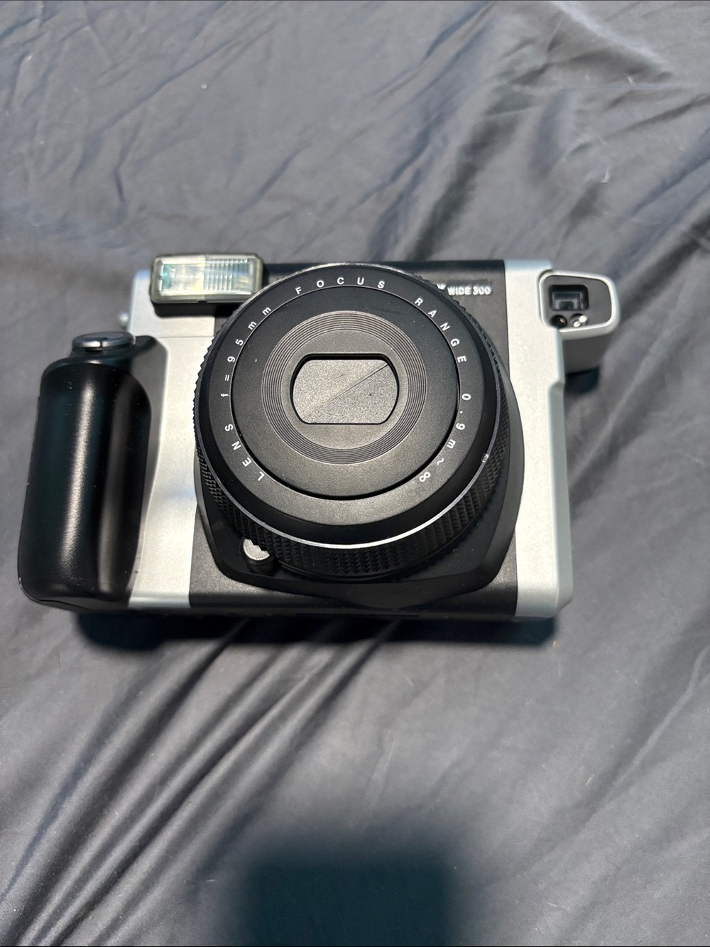 Instant Film Camera - Silver and Black
